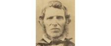 CIVIL WAR ERA MAN, CDV W/ STAMP, FROM FRANKLIN, IND