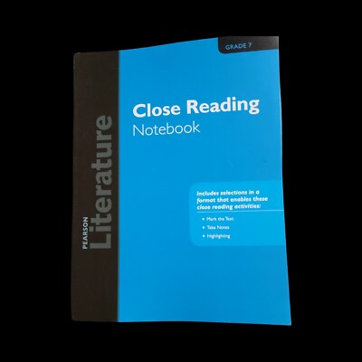 Pearson Literature 2015 Common Core Close Reading Notebook Grade 07 