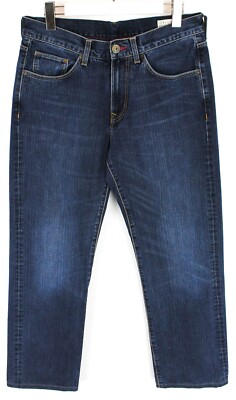 TOMMY HILFIGER Madison Jeans Herren W32 L29 Straight Fit Used Look