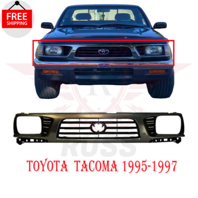 New Front Grille Gray Shell w/ Black Fits 1995-1997 Toyota Tacoma 4WD TO1200198