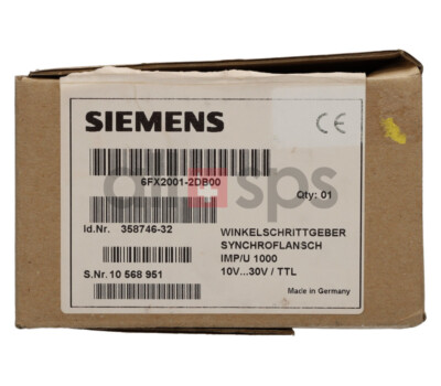 SIEMENS INKREMENTALGEBER MIT RS 422, 6FX2001-2DB00 (NO)