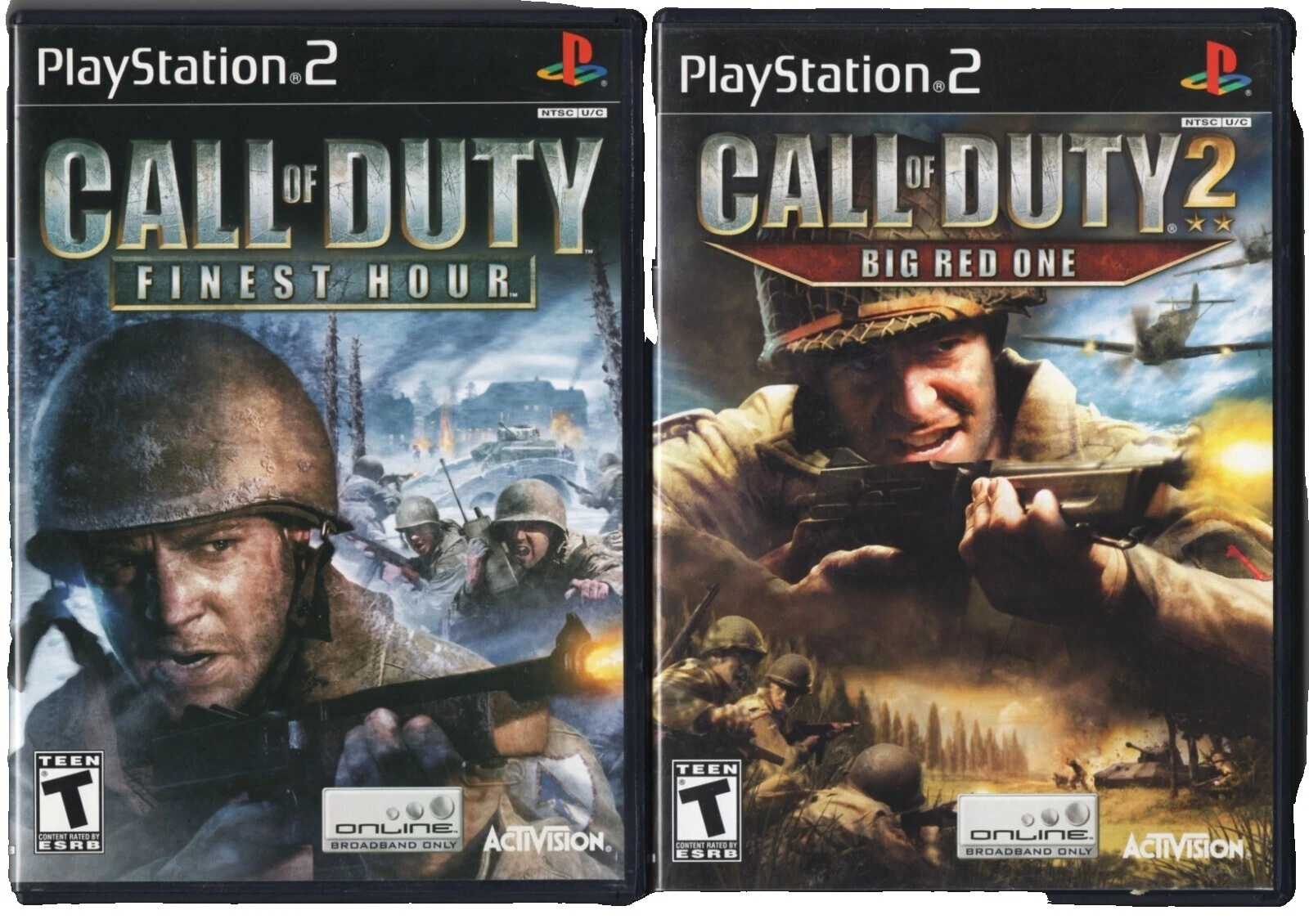 Call of Duty videojuegos Sony Playstation 2 Tirador