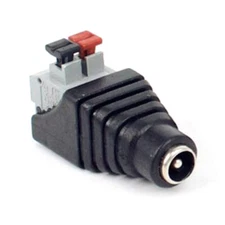 1/5/10PCS Pressing DC Power Plug Female Jack Connector 2.1 x 5.5mm Adapter