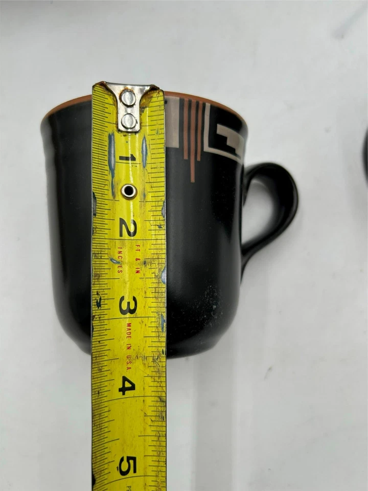 8) TAZAS DE CAFÉ NORITAKE DESERT FIRE EN MUY BUENA CONDICIÓN Foto 4 de 4