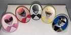 Vintage 1995 SABAN Power Rangers Lot Of 5 Plastic Rings Bakery Crafts