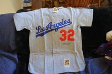 Sandy Koufax Dodgers Autographed M&N 1963 Jersey with inscriptions JSA Authentic