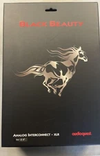 AudioQuest Black Beauty XLR Analog Interconnect 1 Meter PAIR