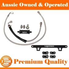 Turbo Pros Oil Feed Line & Support Bracket Kit For Ford Falcon XR6 BA/BF/FG 4.0L