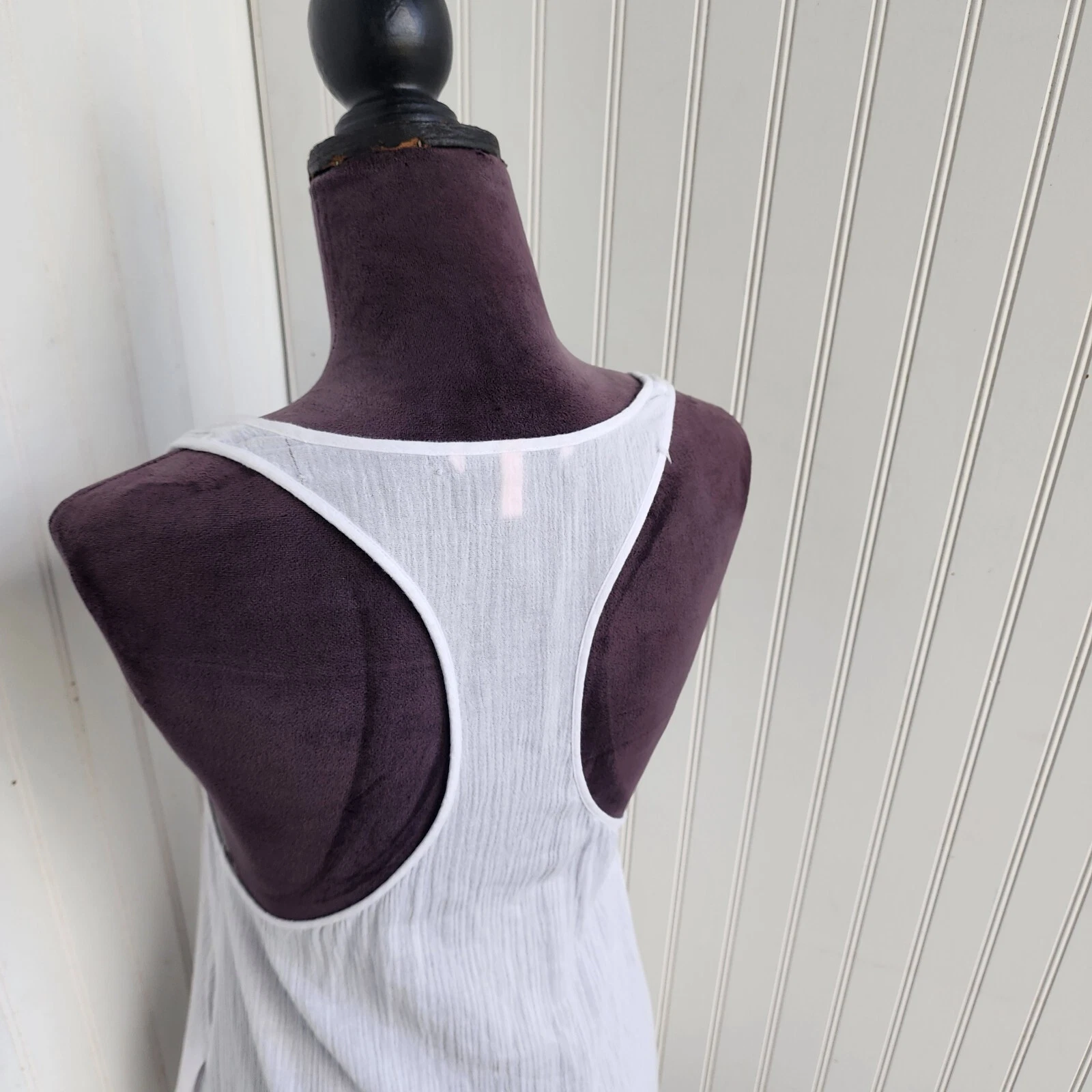 UNDERCOVER ABITO TUNICA VICTORIA'S SECRET ?COPRICOSTUME DA BAGNO MAGLIETTA TOP RACERBACK leggero XS