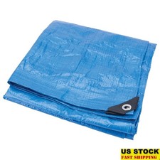 Waterproof Poly Tarp Cover Heavy Duty Tear Resistant Camping Garden Canopy 4 Mil