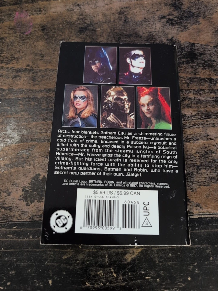 Batman & Robin By Michael Jan Friedman Warner Books, First Printing, June 1997 Foto 3 de 4