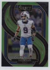 2024 Panini Select Premier Level Neon Green Prizm /49 Taylor Rapp #195 18bz