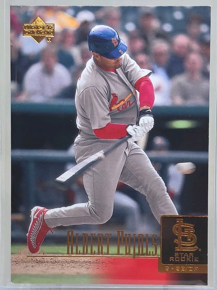2001 Upper Deck - Star Rookie ALBERT PUJOLS RC #295 HOF CARDINALS