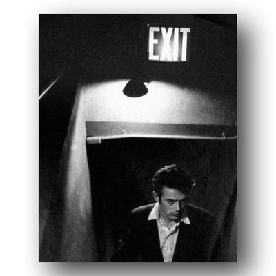 James Dean Photo 8x10 Iconic Portrait Close Up Actor Legend Black White-12