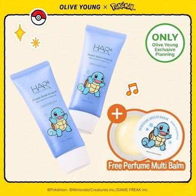 Hairplus Protein Ampoule Essence 140ml Pokemon Pikachu Multi Balm Set K-Beauty