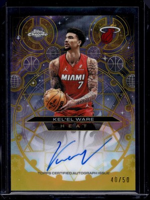 HL-INV 2026 Topps Chrome Update Chromographs Kel'el Ware #CH-KW Gold /50