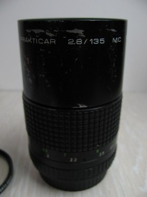 Pentacon MC Prakticar 2.8/135mm  Lens Praktica B PB Mount     #0348