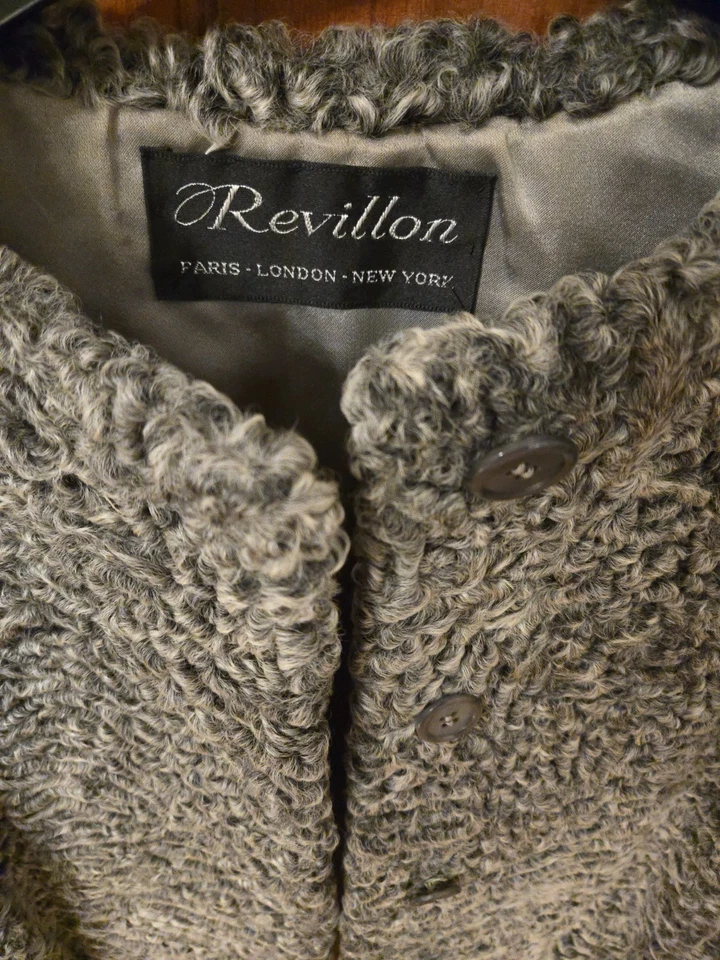 Abrigo chaqueta de piel de cordero persa Revillon x Carolyne Roehm - Saks, excelente vintage Foto 4 de 4