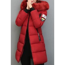 Women Winter Cotton Padded Zip Up Casual Jacket - Gray