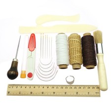 23 Pcs Bookbinding Kit Start Tools Set Bone Folder Paper Creaser Waxed Thread