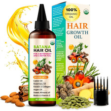 Premium Hair Growth Oil Organic100 Pure Batana Oil for Hair Growth Castor, Rose