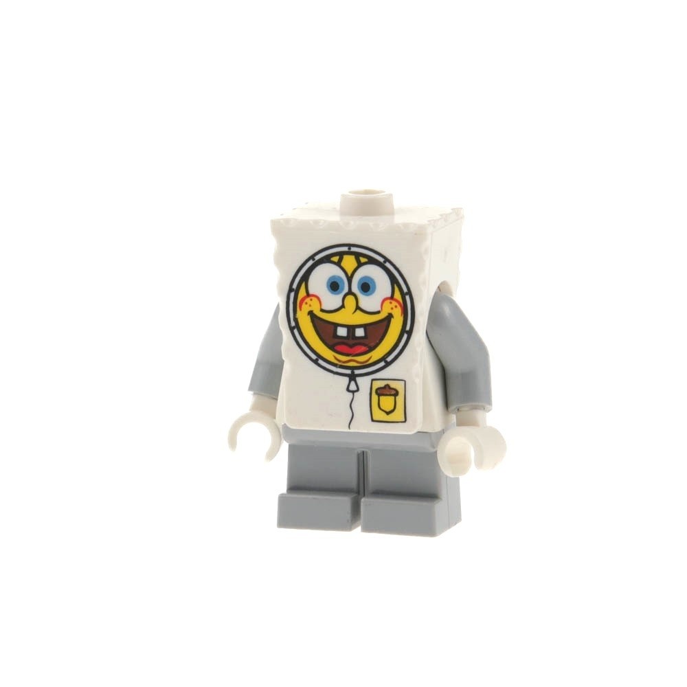 1X Lego Minifigure SpongeBob SquarePants Astronaut White Gray 3831 BOB014