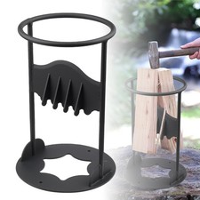 12in Kindling Firewood Log Splitter Carbon Steel Wood Cutter Cutting Cracker