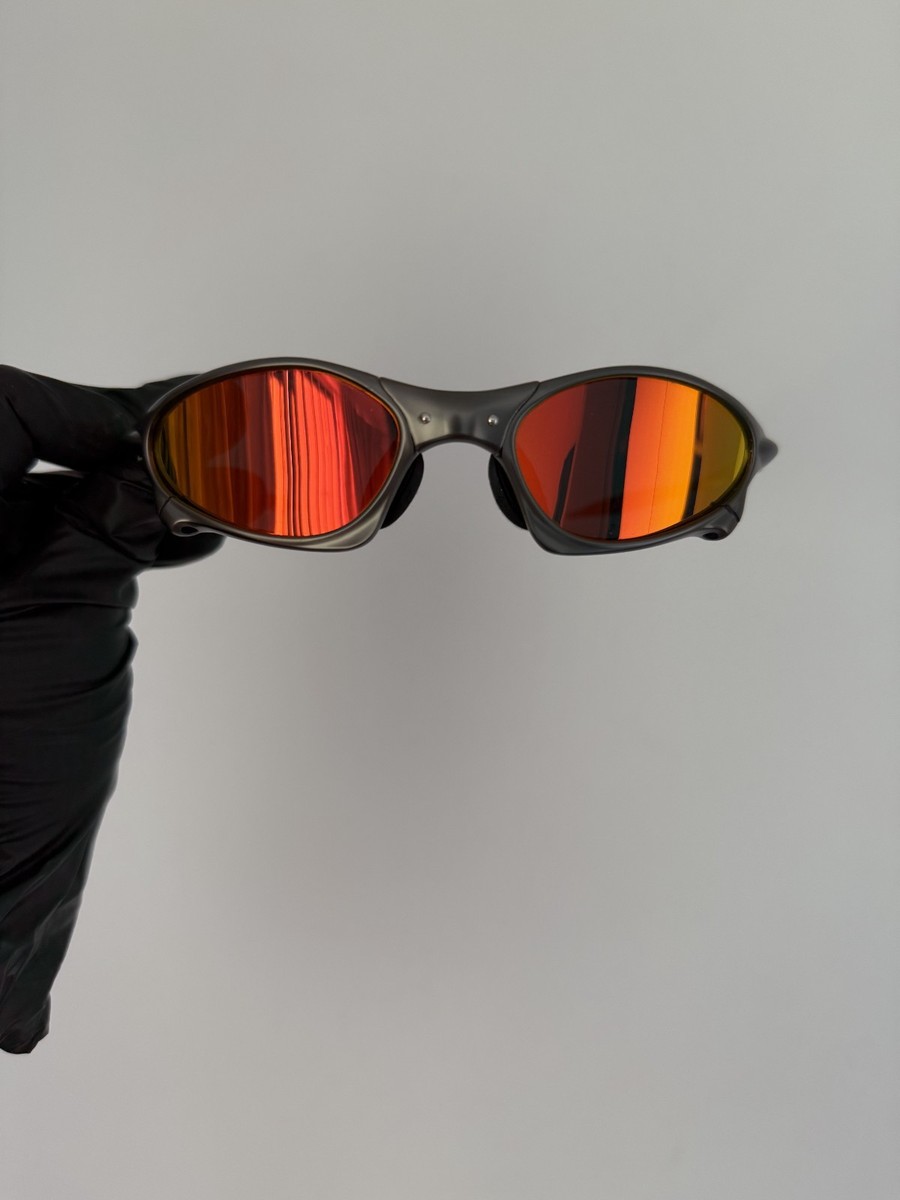 Oakley Penny & Juliet X-Mental Sunglasses Gray Frame/Ruby Lens | eBay