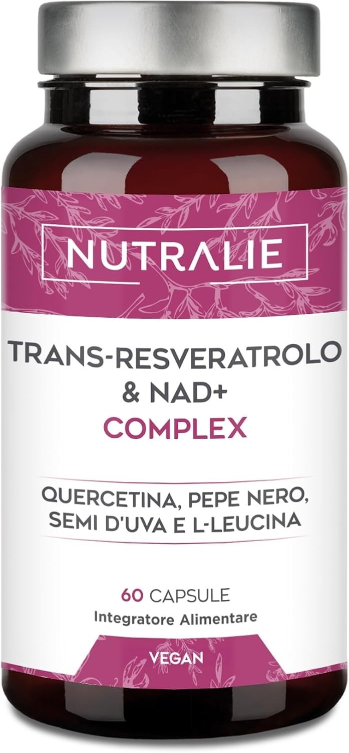 NAD+ Complex 686mg con Resveratrolo | Energia Esplosiva e Recupero