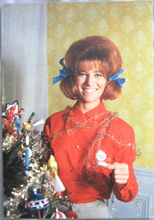 Ancienne Carte Postale SHEILA N°366 d' après photo KASPARIAN : SAPIN de NOEL .