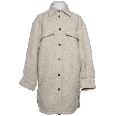H&M, Oberhemd, Damen, Größe: XS, Beige, Polyester, Einfarbig #XMe