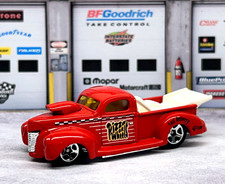 Hot Wheels Pizza On Wheels 40 Ford Drag Truck Red Mintloose