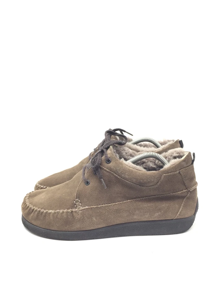 HELVESKO Botas De Cuero Marrón Con Forro Unisex T.43 US.11 UK.9 - Imagen 2 de 4