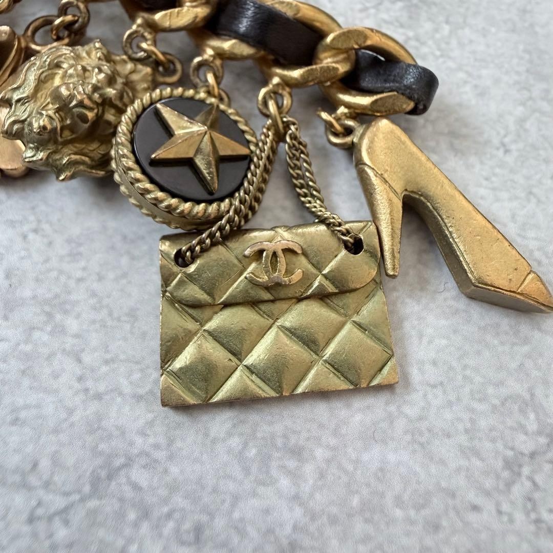 Rare CHANEL Vintage Brooch Icon Charm 94P Used image 5