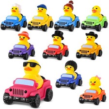 40 Pcs Rubber Ducks for Jeeps, 2.8 Inch Ducks for Jeeps, Ducks for Ducking 20 Ru