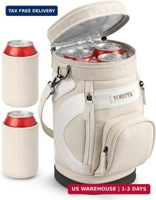 YOREPEK Golf Cooler Bag, Insulated Golf Bag Shaped Cooler Holds 6