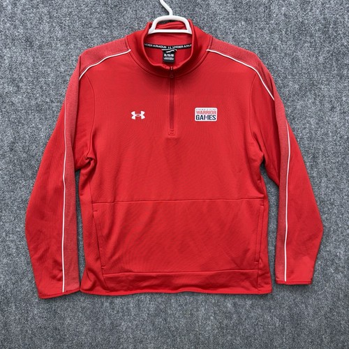 Under Armour Warrior Games Marine Corps Pullover 1/4 zip Men's size XL shirt