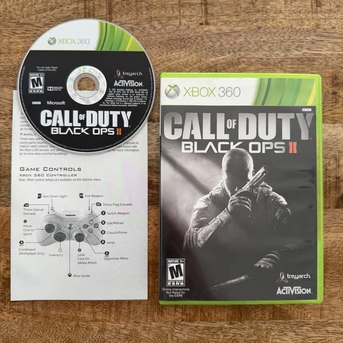FIRM PRICE Call of Duty: Black Ops II Video Game CIB w/ Manual Xbox 360 *EUC!!!*