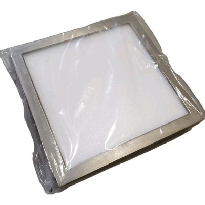 WAC Lighting FM-07SQ-935-BN Square 1 Light Flush Mount, 3500K, Nickel