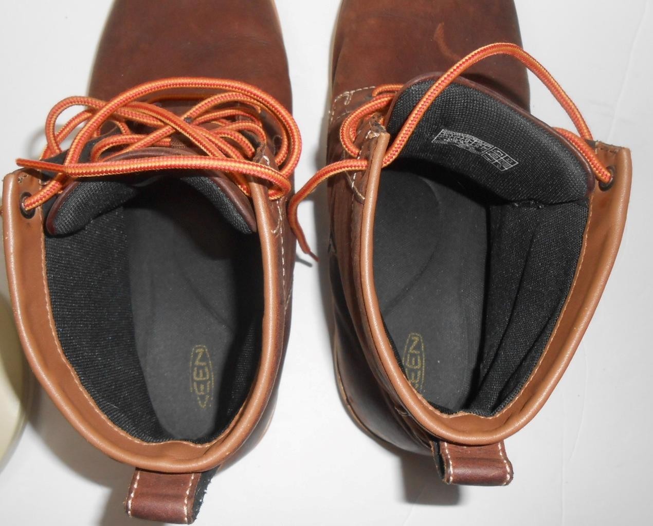 Keen The 59 Stivaletti Uomo 14 Pelle Marrone Stringati Casual Lavoro Chukka Robusti