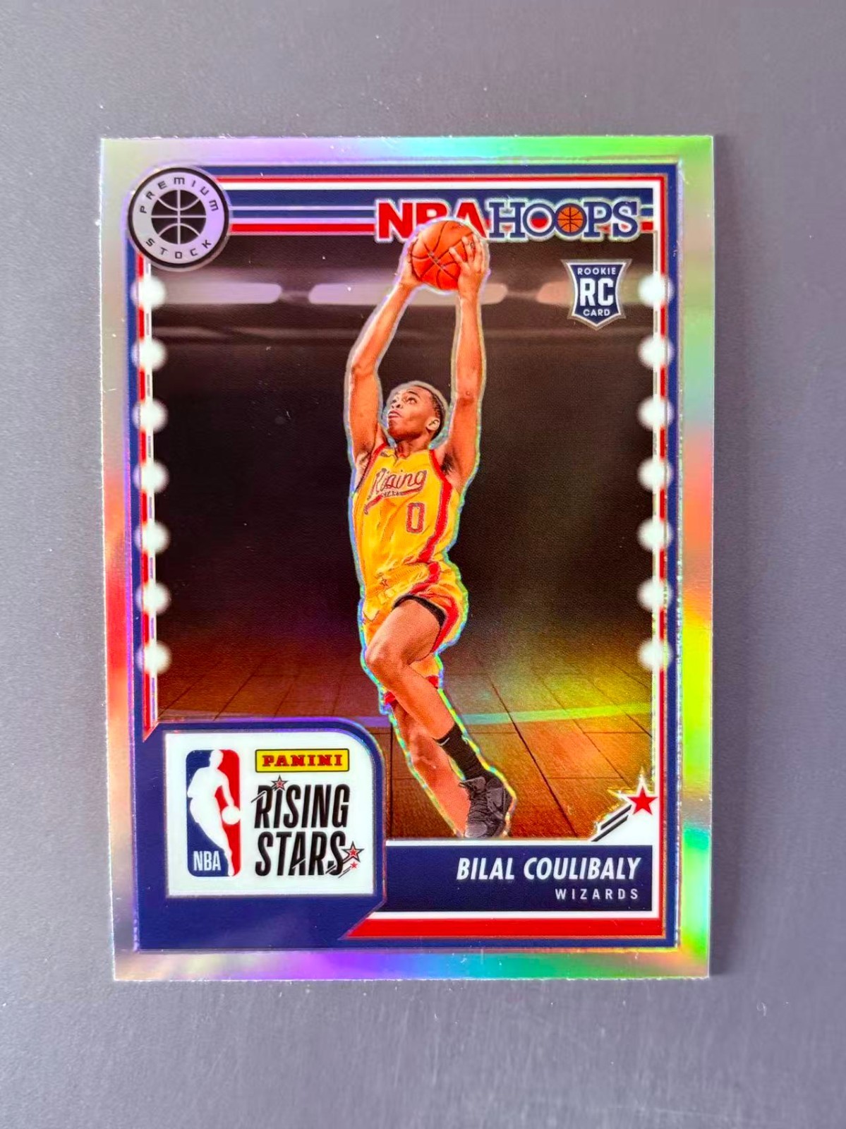 Bilal Coulibaly 2023-24 Panini Premium Stock NBA Hoops Silver Prizm RC #287