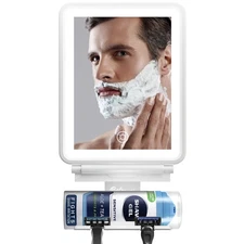 Vanity Mirror with Lights | Fogless Shower Mirror | 3 Light Lightweight Shavi...