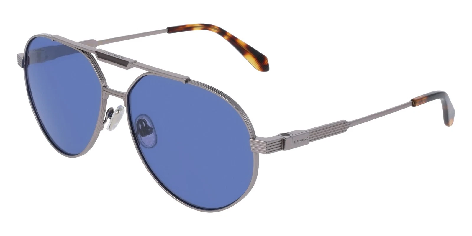 Ferragamo — Ferragamo SF327S Matte Light Ruthenium 62/14/145 Men's Sunglasses