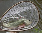 24'' Fly Fishing Landing Net Mesh Trout Catch and Release Net Wooden