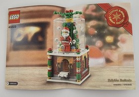 Lego Seasonal Snowglobe 40223 w Box & Manual arrives Assembled Fast Shipping!!