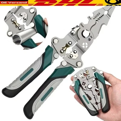 UNBEKANNT Automatische Abisolier-Crimpzange für Kabel 0,08-1,6mm Elektriker Werkzeug