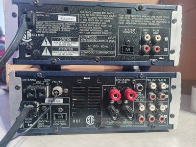 Kenwood Rd-vh7 Cd/Tuner/Amplifier X-VH7 Cassette Deck Read