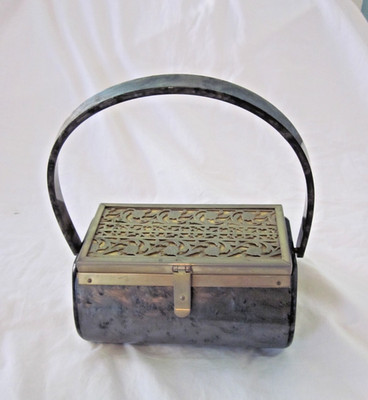 Sac Bandoulière Vintage Tyrolean N.Y. En Forme De Tonneau