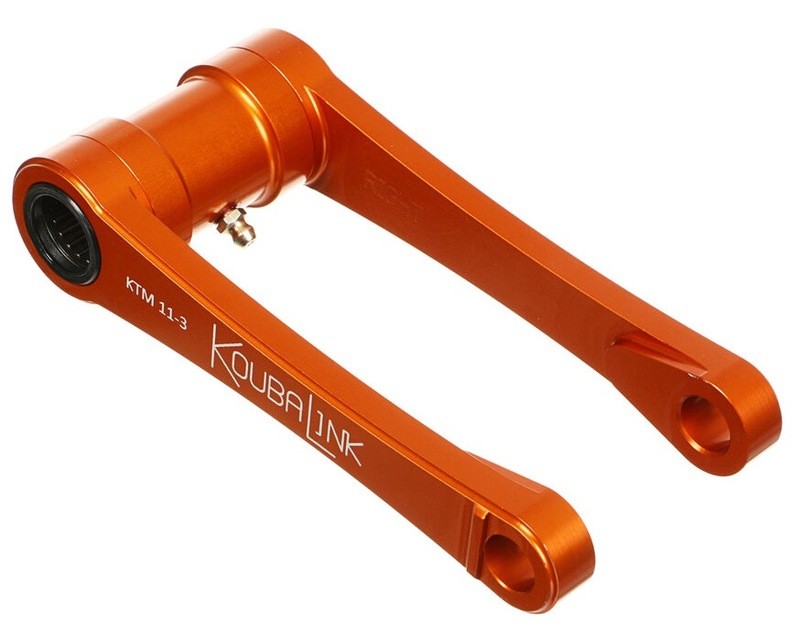 Kit de rabaissement Koubalink orange 25.4 mm pour moto Gas Gas et Husqvarna