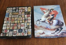 2 Vtg. Springbok Jigsaw Puzzles Crossing Of Mt. Saint Bernard & Beer Complete